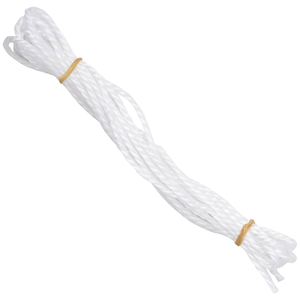 Solseil 160 g/m² rektangulær gul 5x7 m HDPE