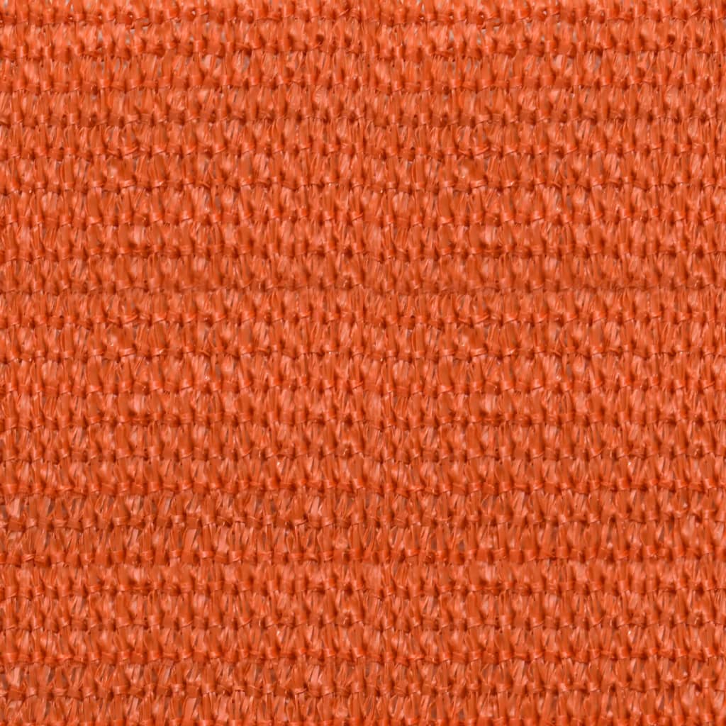 Solseil 160 g/m² oransje 2x4 m HDPE