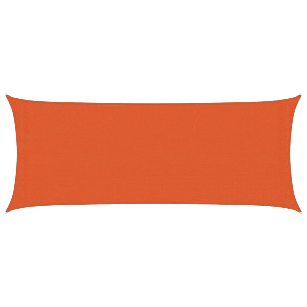 Solseil 160 g/m² oransje 2x4,5 m HDPE