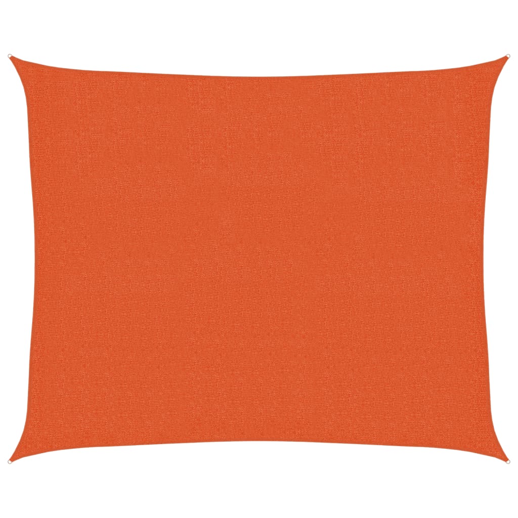 Solseil 160 g/m² oransje 2,5x3 m HDPE