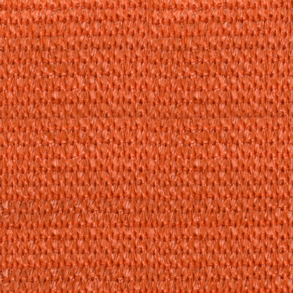 Solseil 160 g/m² oransje 3,5x4,5 m HDPE