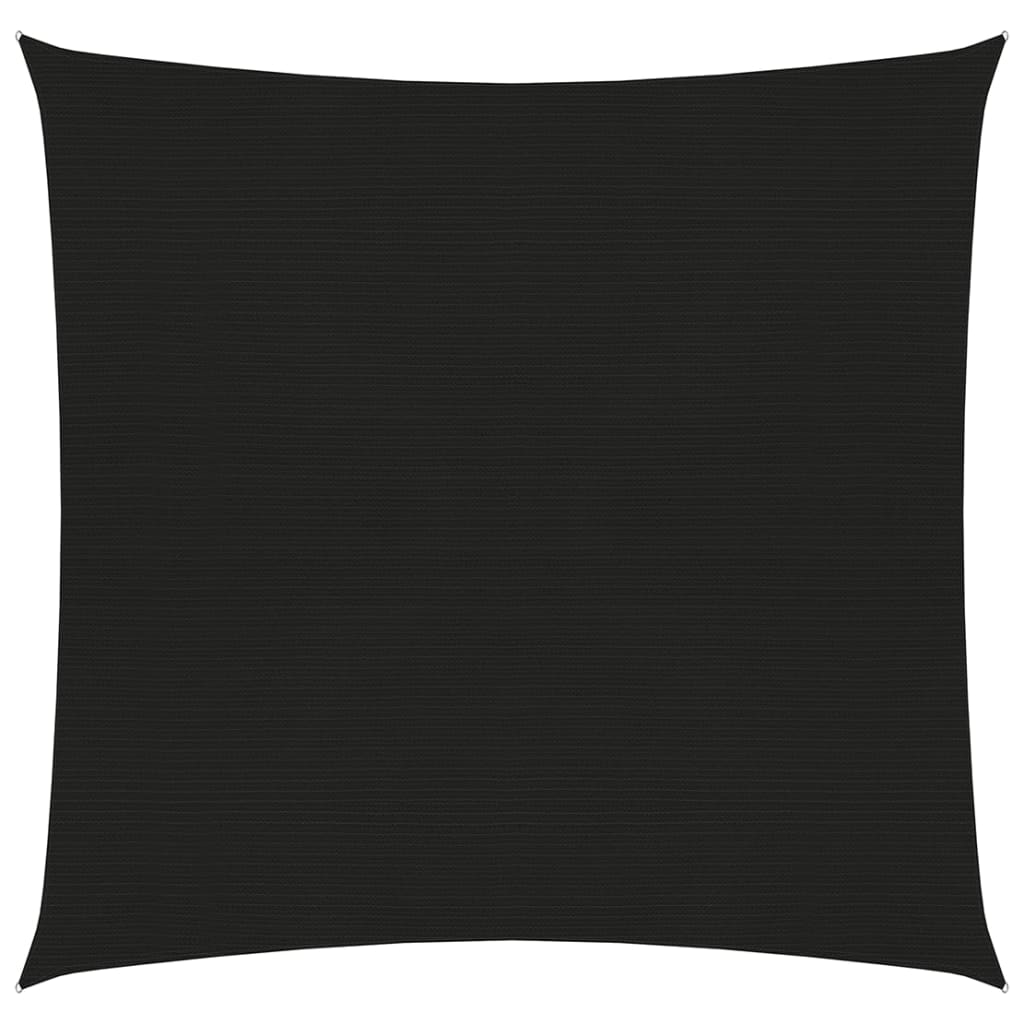 Solseil 160 g/m² svart 2,5x3 m HDPE