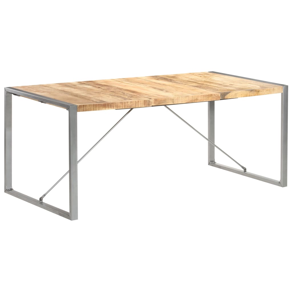 Spisebord 180x90x75 cm grov heltre mango
