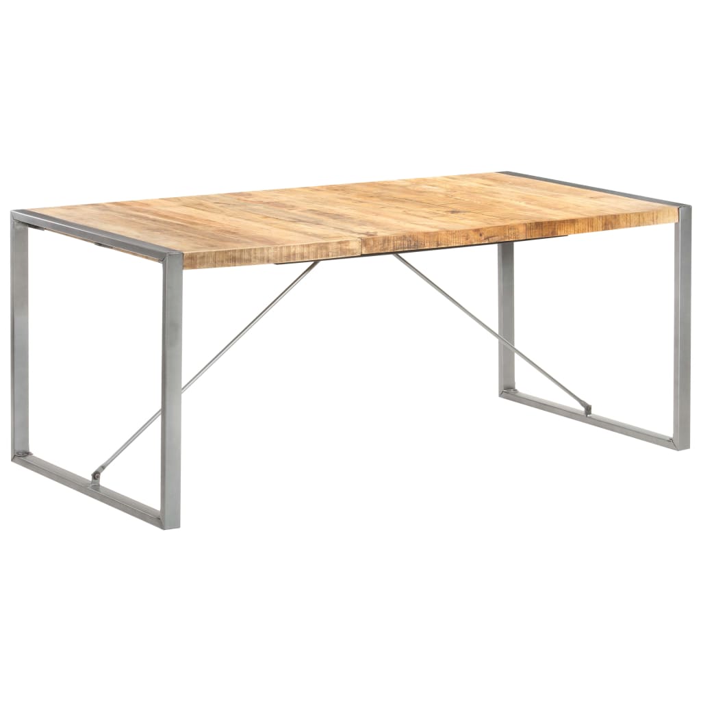 Spisebord 180x90x75 cm grov heltre mango