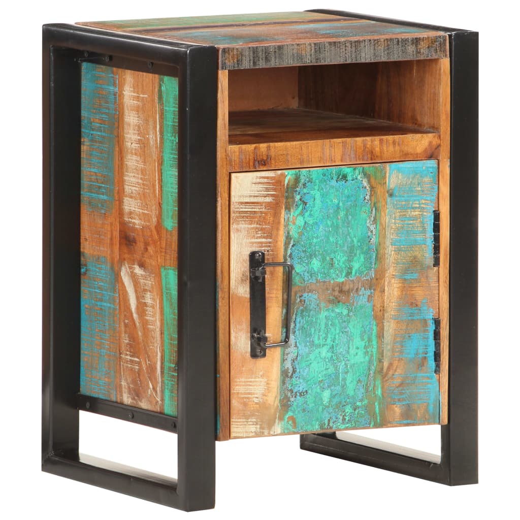 Nattbord 40x35x55 cm gjenvunnet heltre