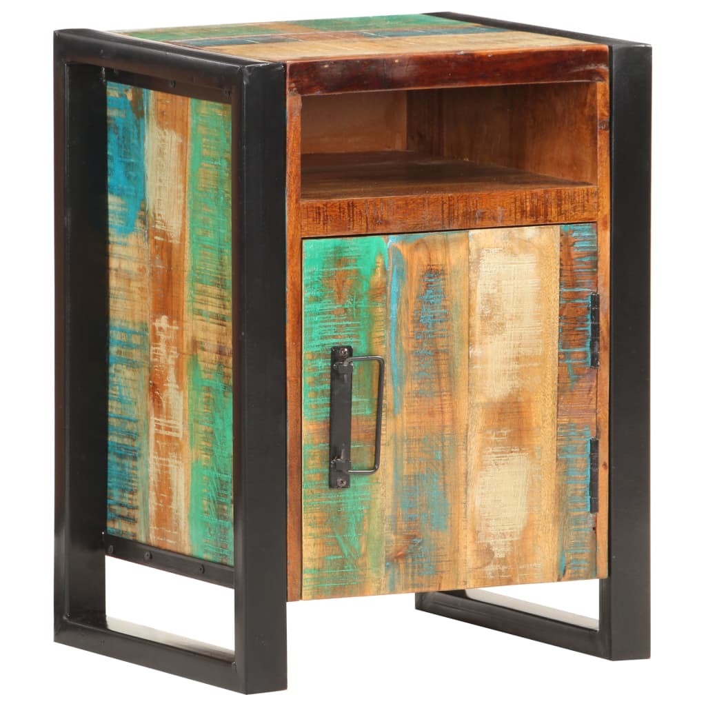 Nattbord 40x35x55 cm gjenvunnet heltre