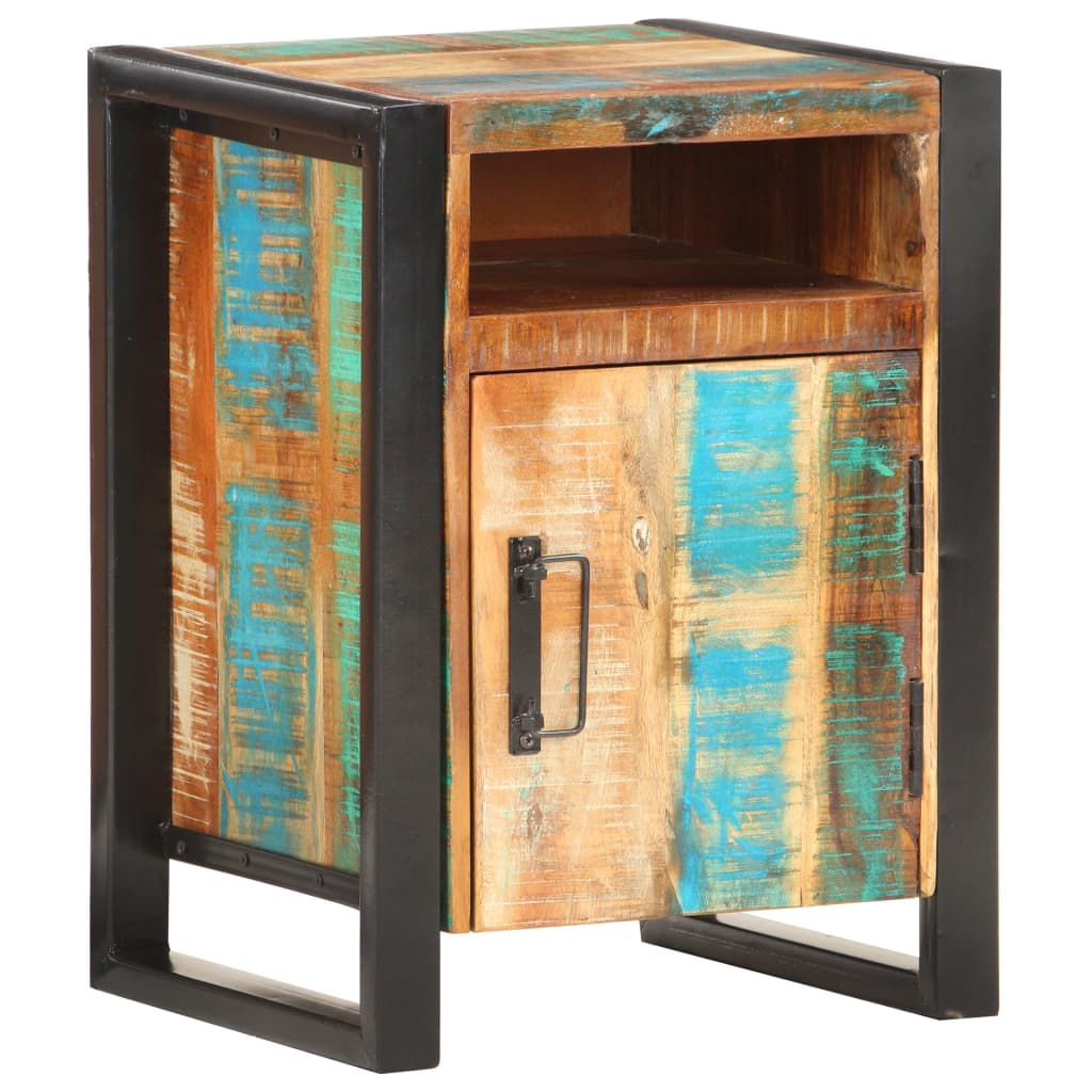 Nattbord 40x35x55 cm gjenvunnet heltre