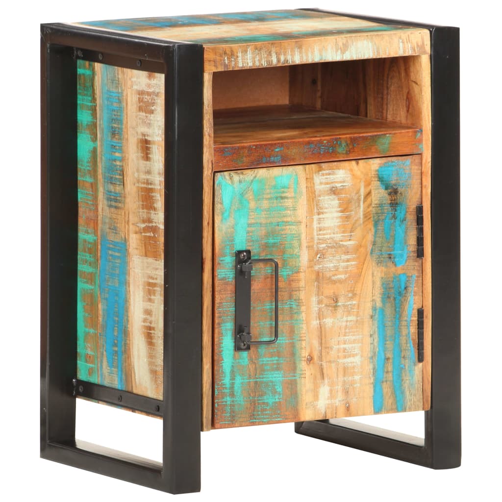 Nattbord 40x35x55 cm gjenvunnet heltre