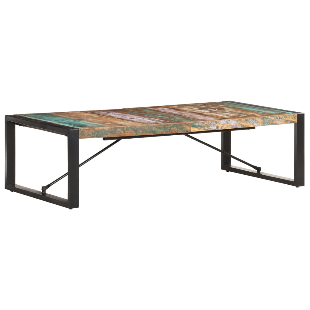Salongbord 140x70x40 cm gjenvunnet heltre
