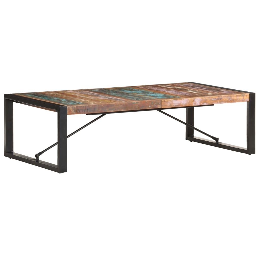 Salongbord 140x70x40 cm gjenvunnet heltre