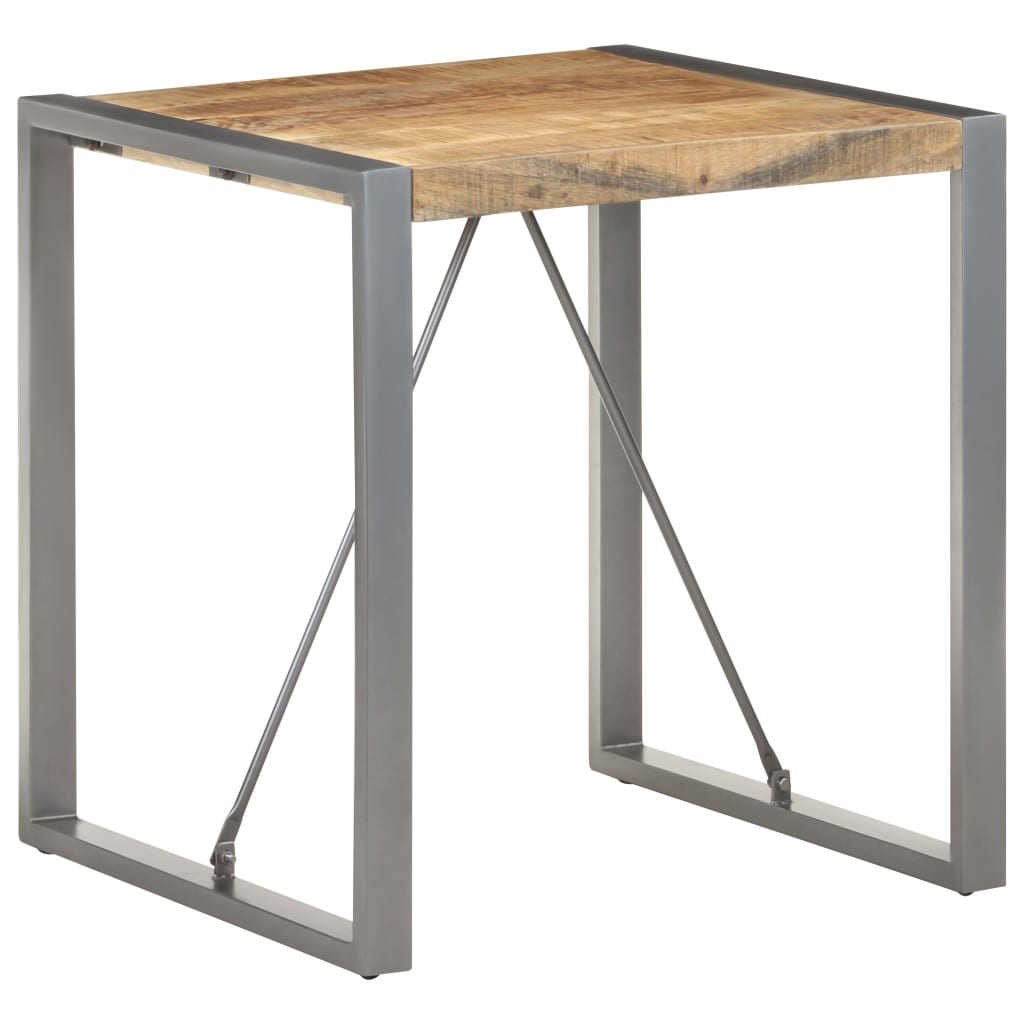 Spisebord 70x70x75 cm grov heltre mango