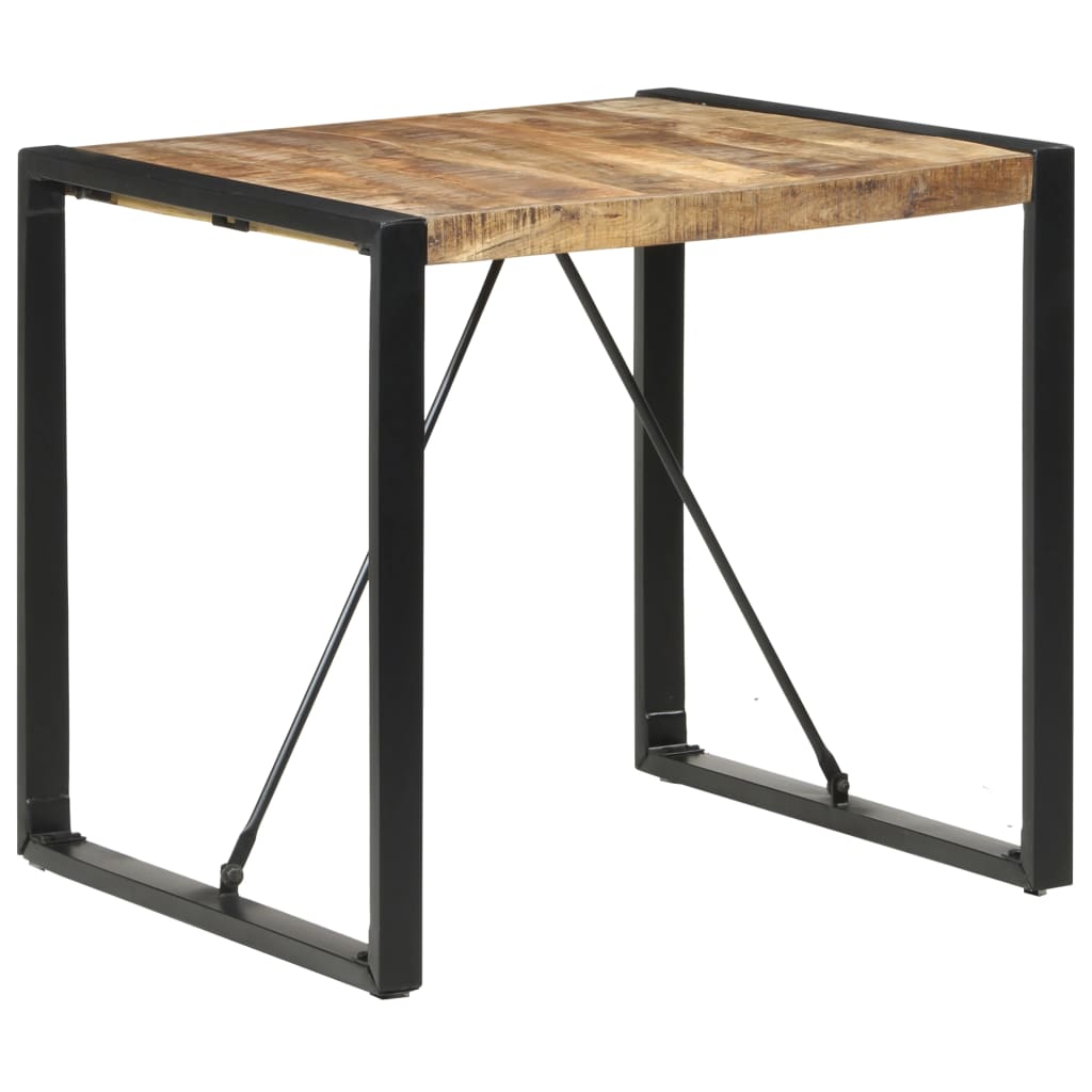 Spisebord 80x80x75 cm grovt mangotre