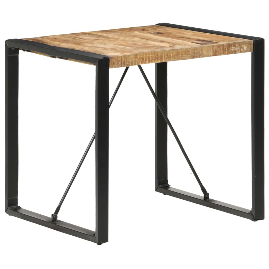 Spisebord 80x80x75 cm grovt mangotre