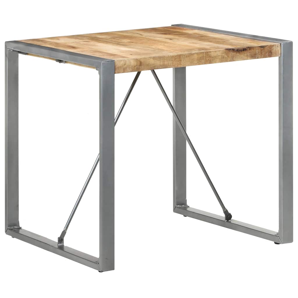 Spisebord 80x80x75 cm grovt mangotre