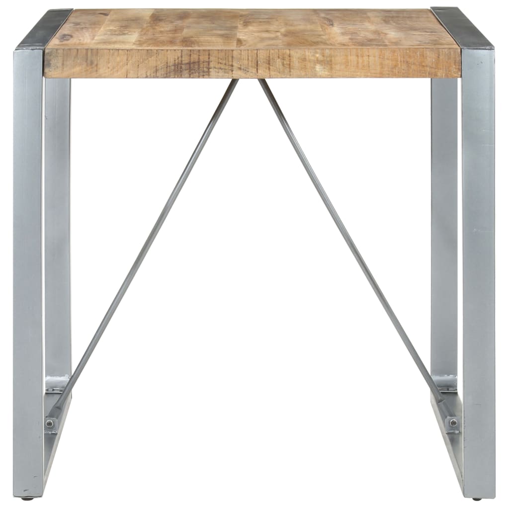 Spisebord 80x80x75 cm grovt mangotre