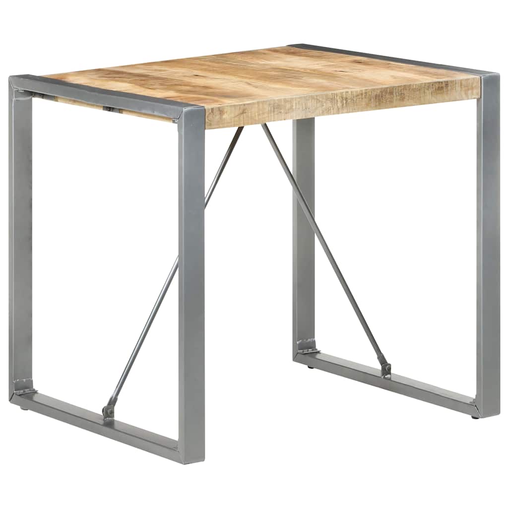Spisebord 80x80x75 cm grovt mangotre