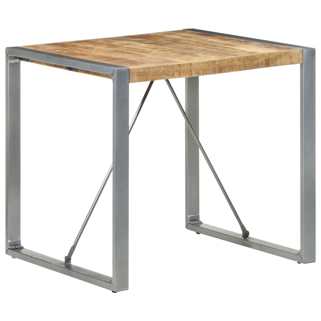 Spisebord 80x80x75 cm grovt mangotre