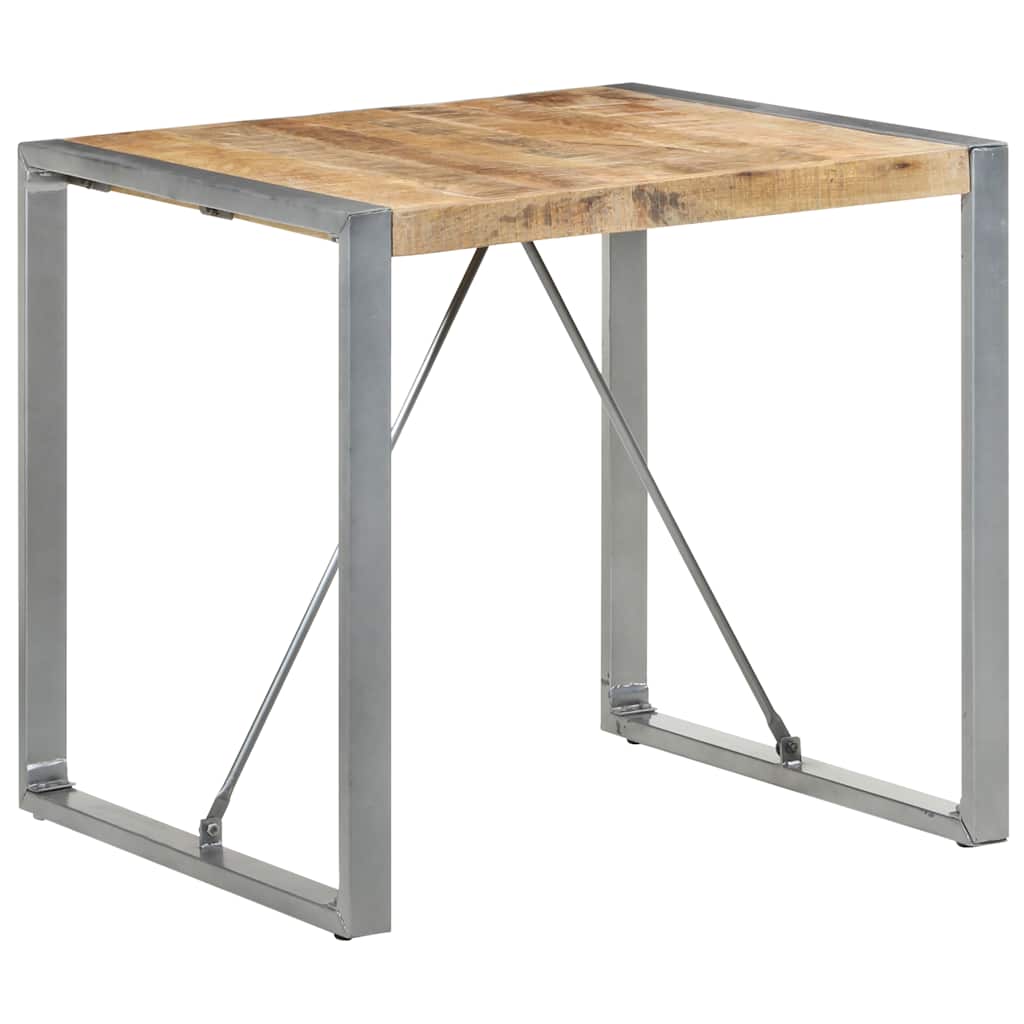 Spisebord 80x80x75 cm grovt mangotre