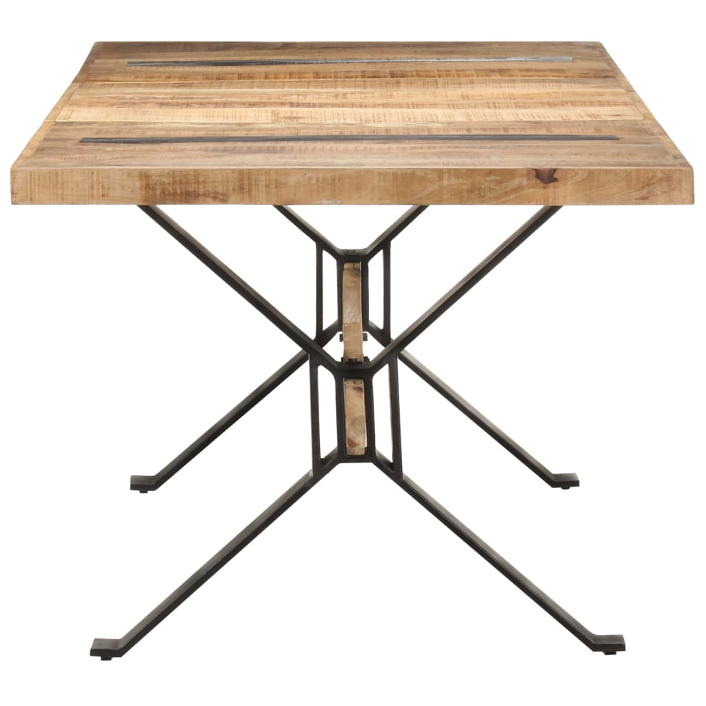 Spisebord 180x90x76 cm grovt mangotre