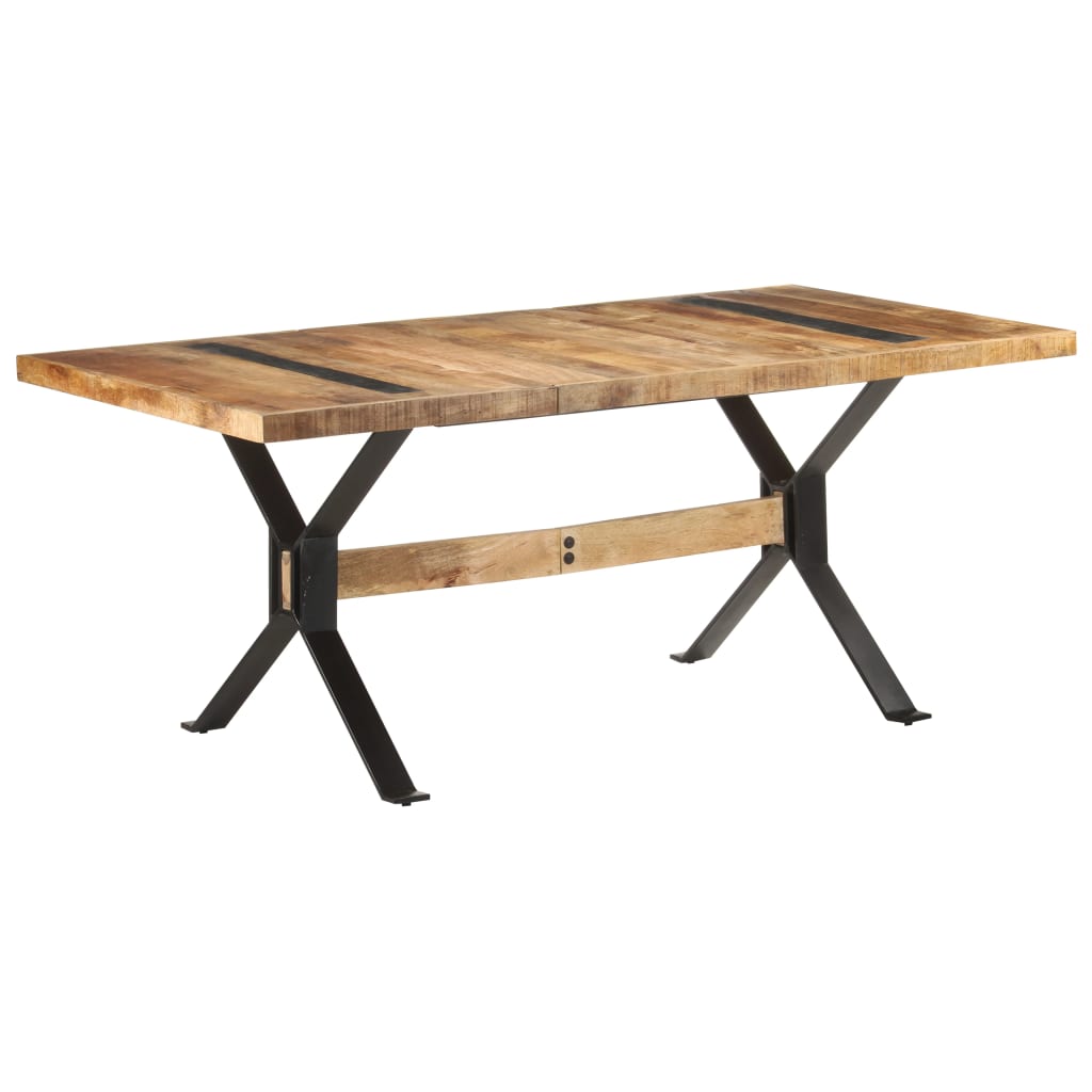 Spisebord 180x90x76 cm grovt mangotre