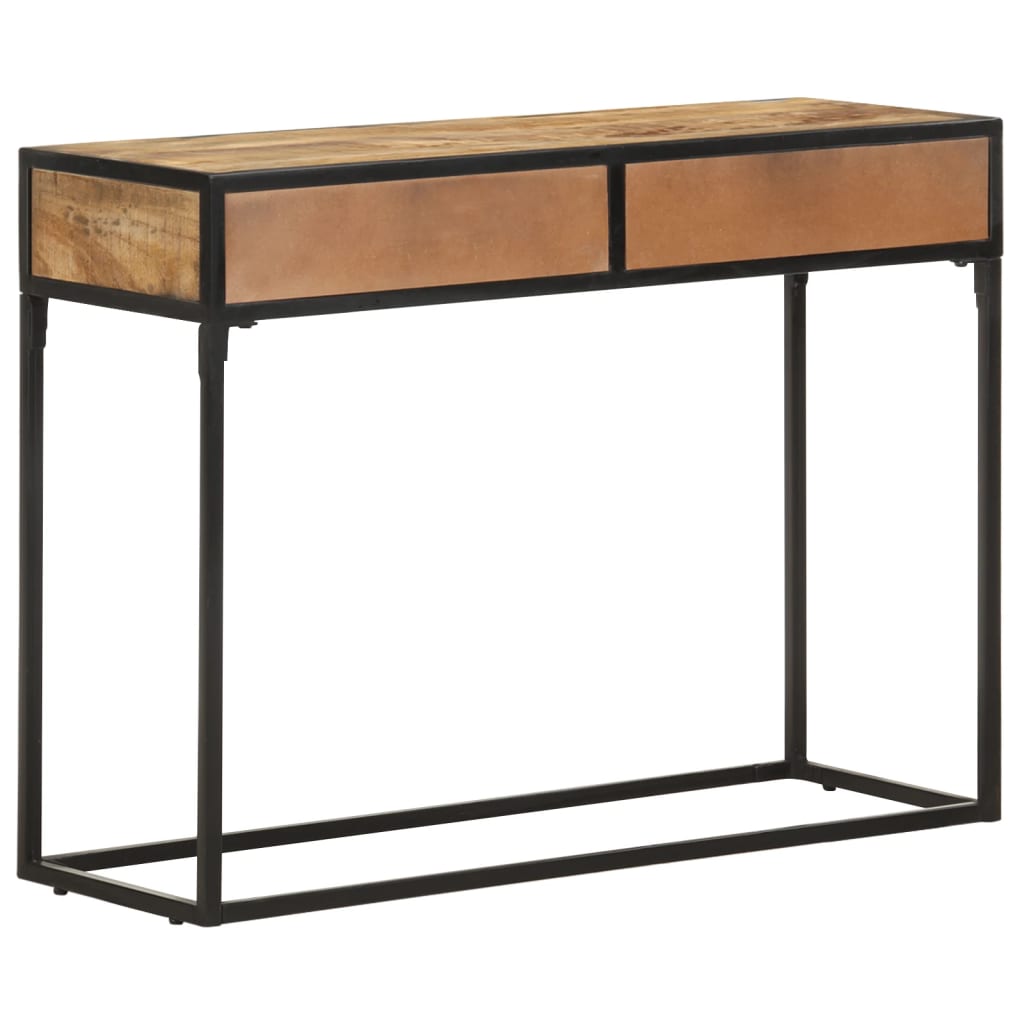 Konsollbord 100x35x75 cm heltre mango