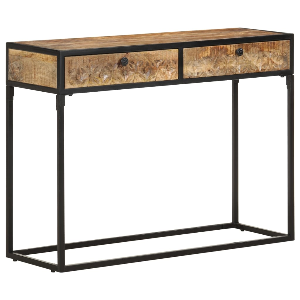 Konsollbord 100x35x75 cm heltre mango