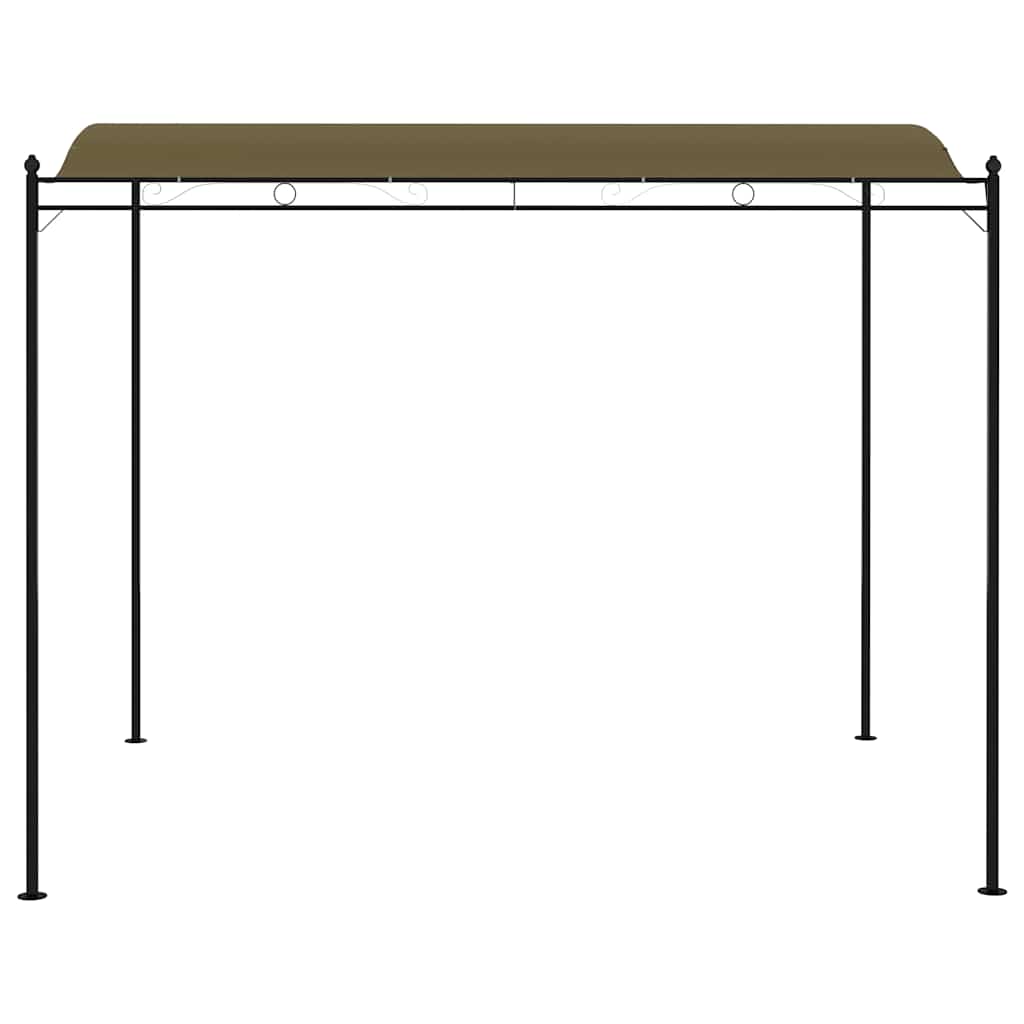 Hagemarkise 3x2,4 m gråbrun 180 g/m²