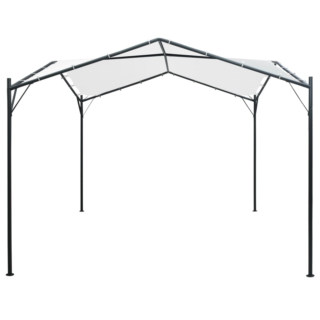 Paviljong 3x3x2,6 m hvit 180 g/m²
