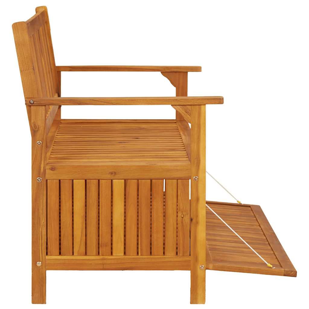 Oppbevaringsbenk hage 120 cm heltre akasie