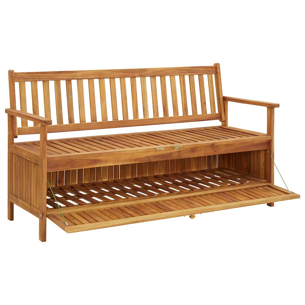 Oppbevaringsbenk hage 148 cm heltre akasie