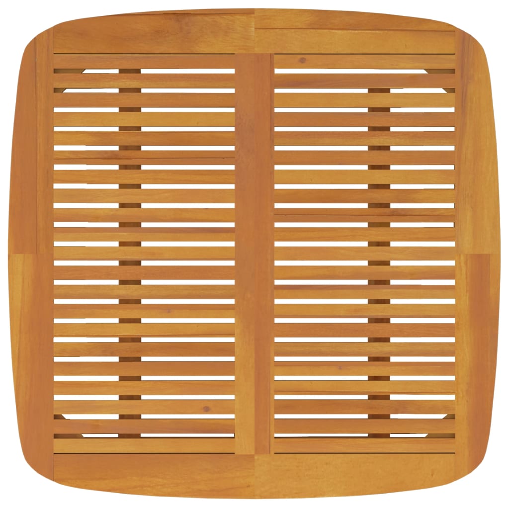 Hagebord 85x85x75 cm heltre akasie