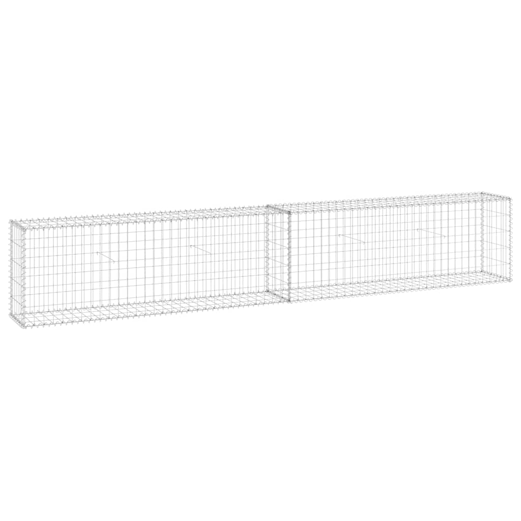 Gabion med topp- og bunndekke galvanisert stål 300x30x50 cm