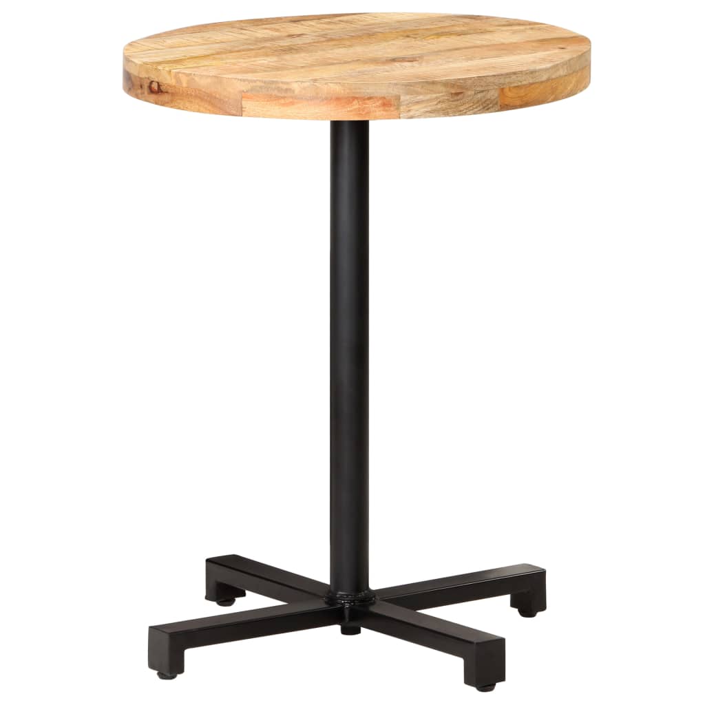 Bistrobord rundt Ø60x75 cm grovt mangotre