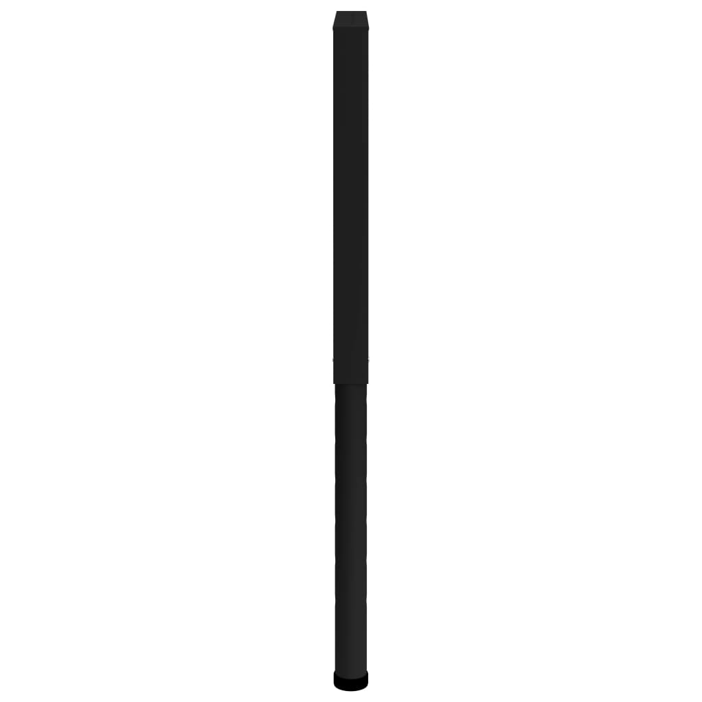 Justerbare arbeidsbenkerammer 2 stk metall 55x(69-95,5)cm svart