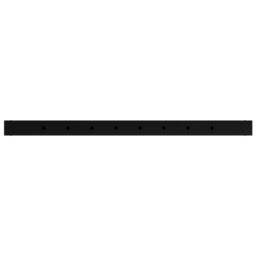 Justerbare arbeidsbenkerammer 2 stk metall 85x(69-95,5)cm svart