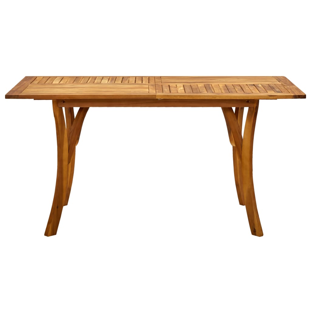 Hagebord 150x90x75 cm heltre akasie