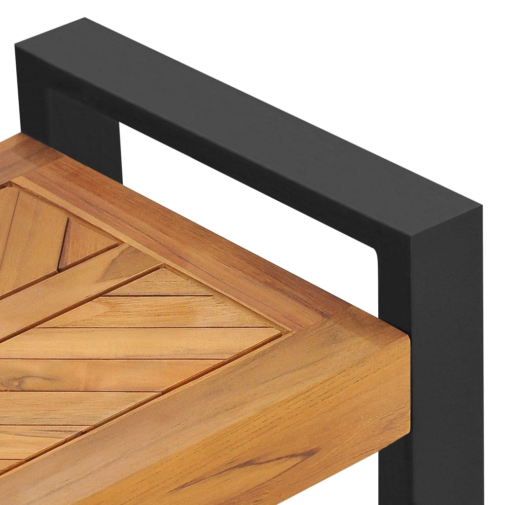 Benk 120 cm heltre teak