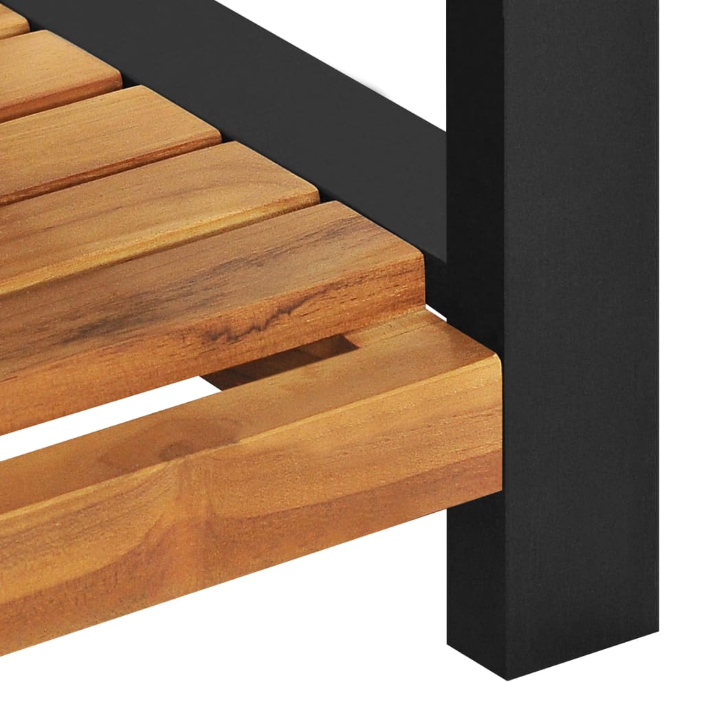 Benk 120 cm heltre teak