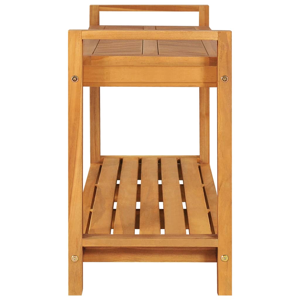Benk 120 cm heltre teak