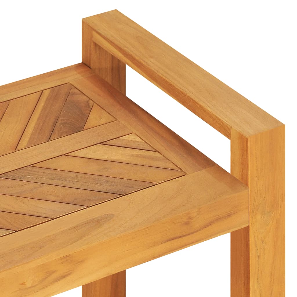 Benk 120 cm heltre teak