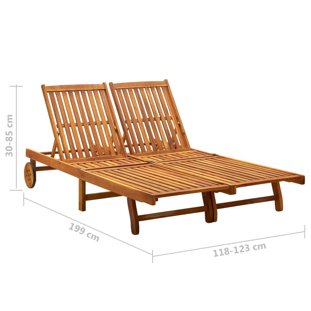 Solseng for 2 personer heltre akasie