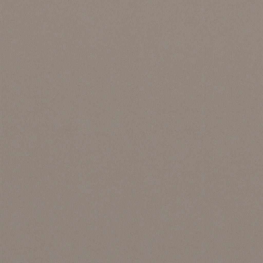Balkongskjerm gråbrun 75x600 cm oxfordstoff