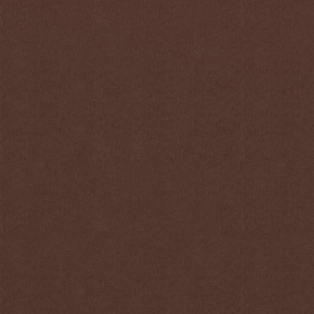 Balkongskjerm brun 90x600 cm oxfordstoff