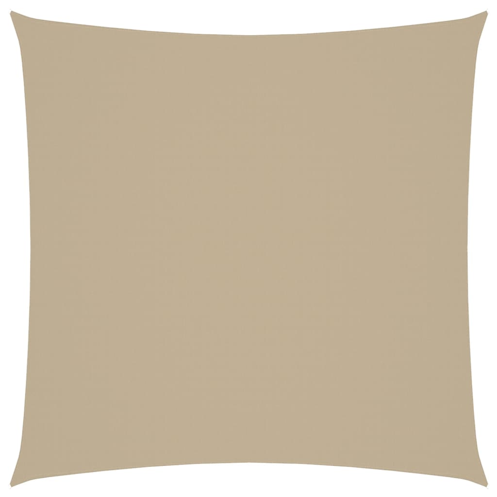 Solseil oxfordstoff kvadratisk 4,5x4,5 m beige