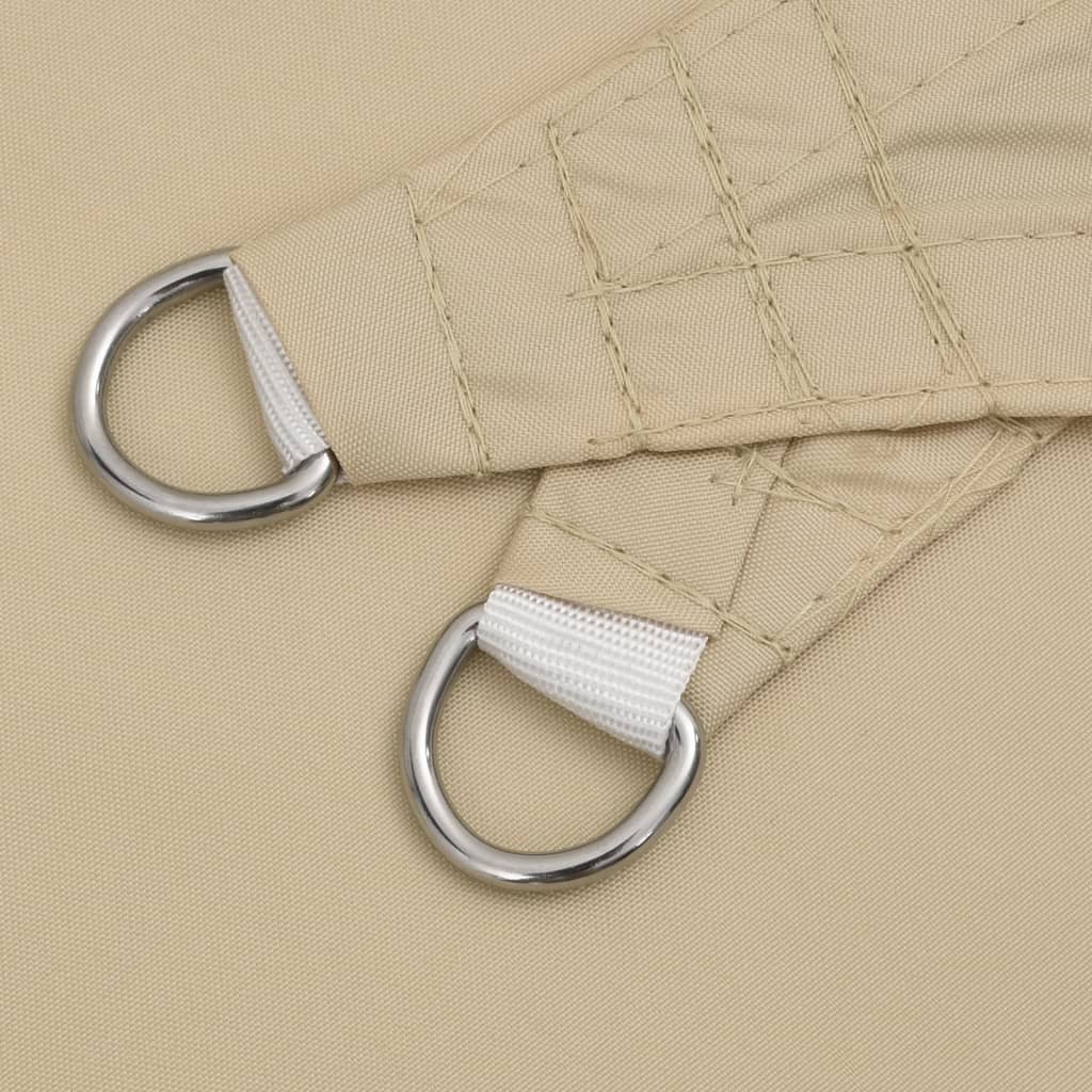 Solseil oxfordstoff rektangulær 2x4,5 m beige