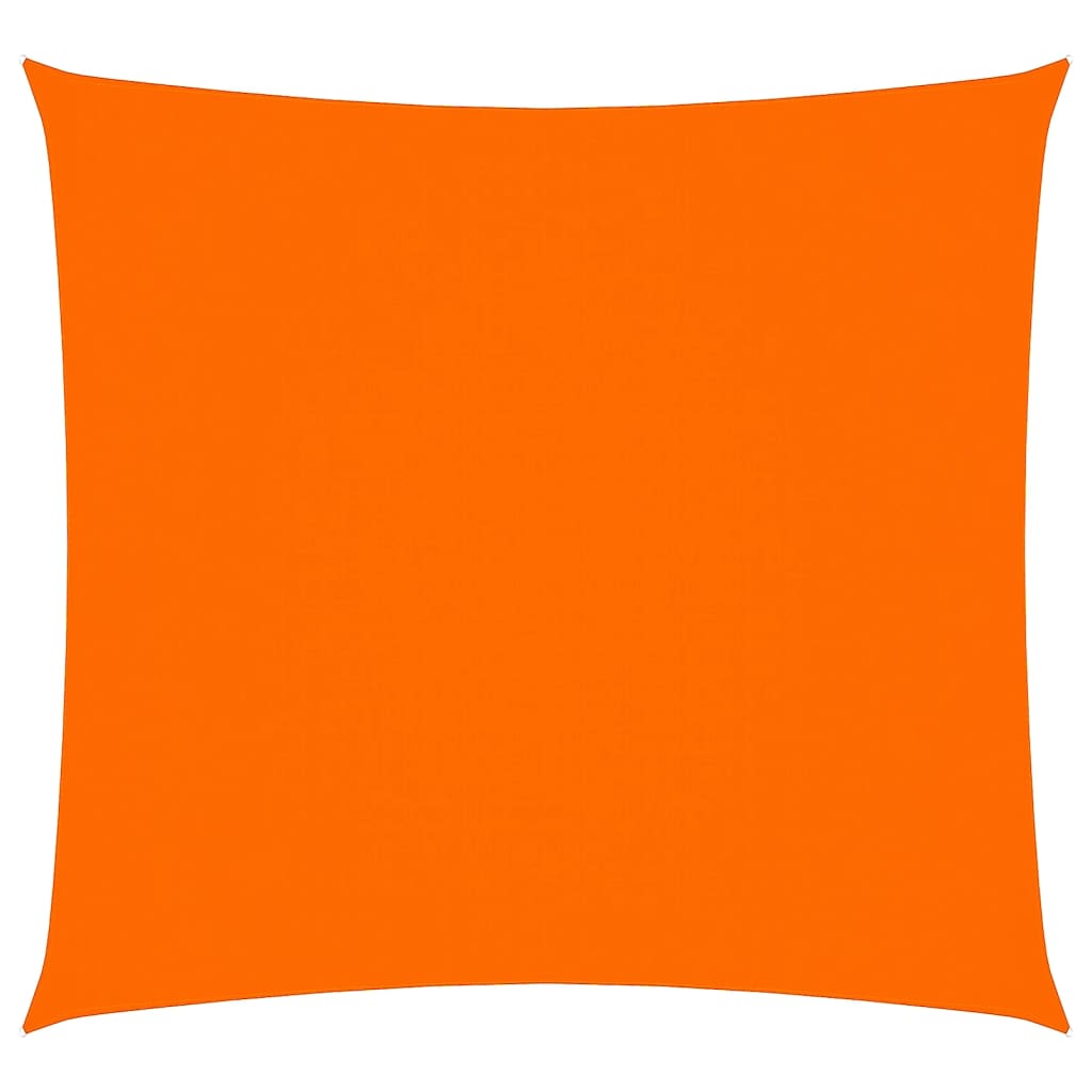 Solseil oxfordstoff firkantet 3,6x3,6 m oransje