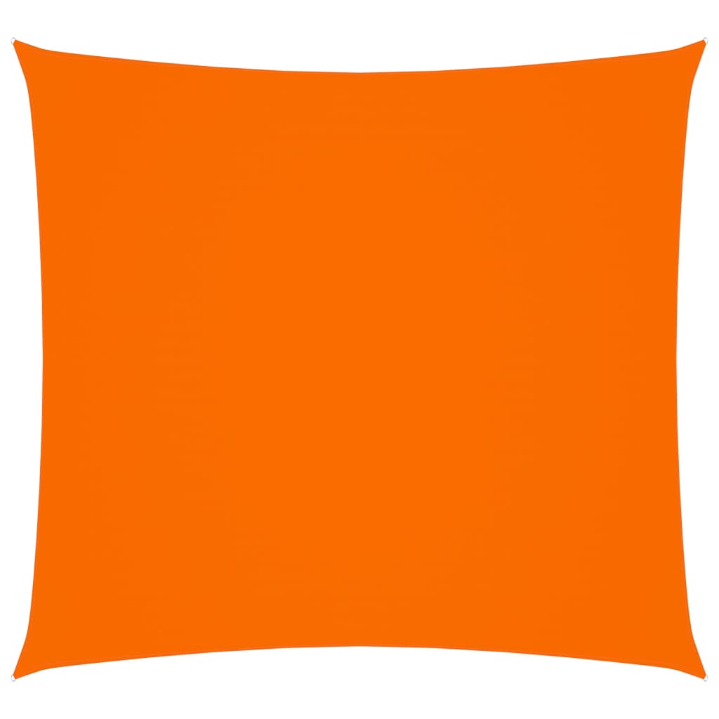 Solseil oxfordstoff firkantet 4x4 m oransje