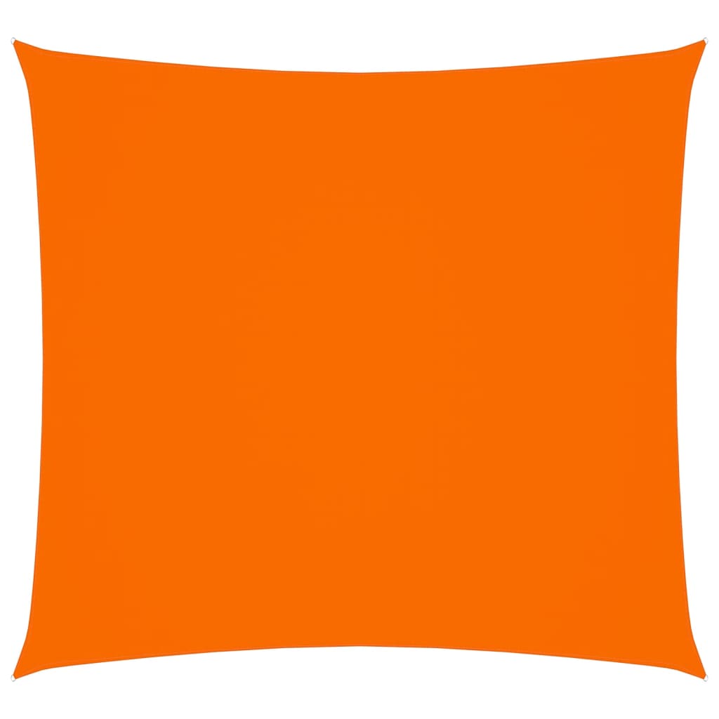 Solseil oxfordstoff kvadratisk 4,5x4,5 m oransje