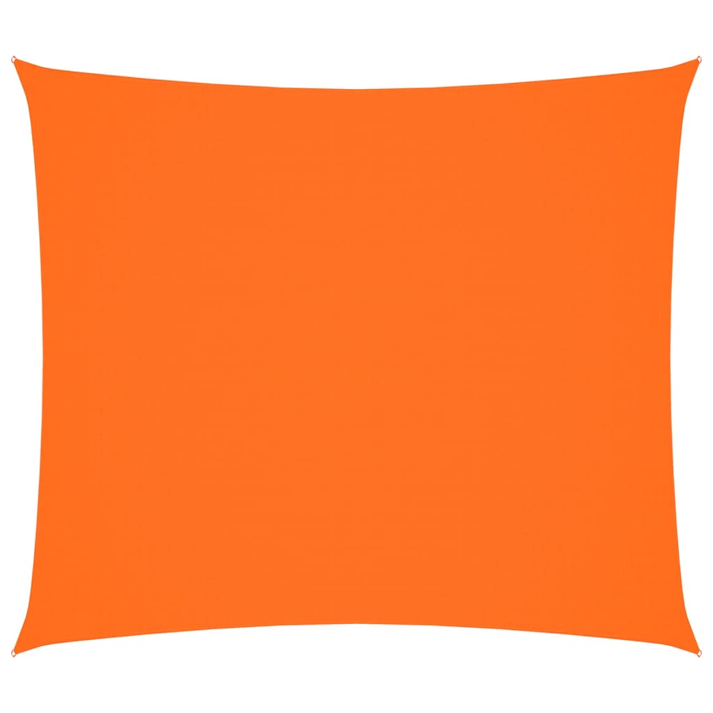 Solseil oxfordstoff rektangulær 2x2,5 m oransje