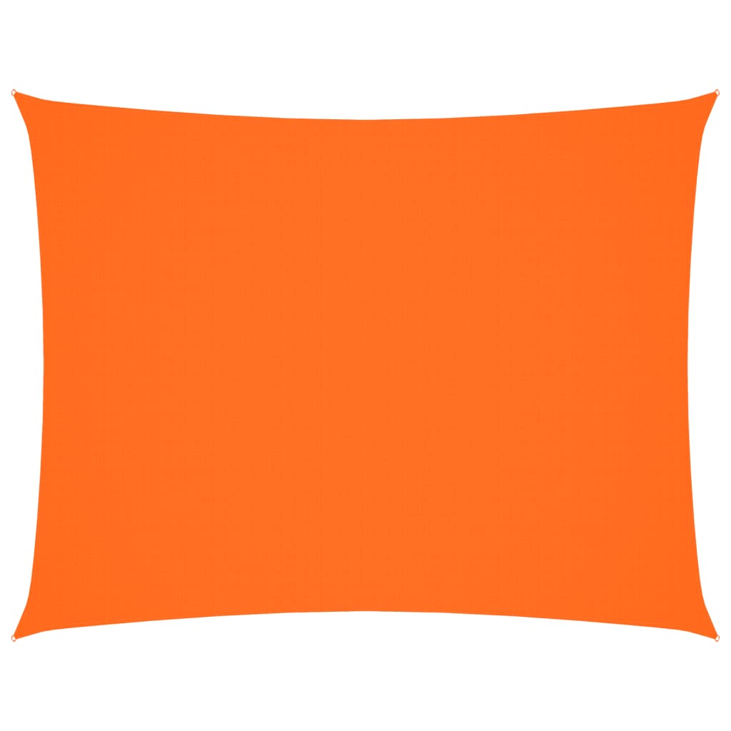 Solseil oxfordstoff rektangulær 2x3 m oransje